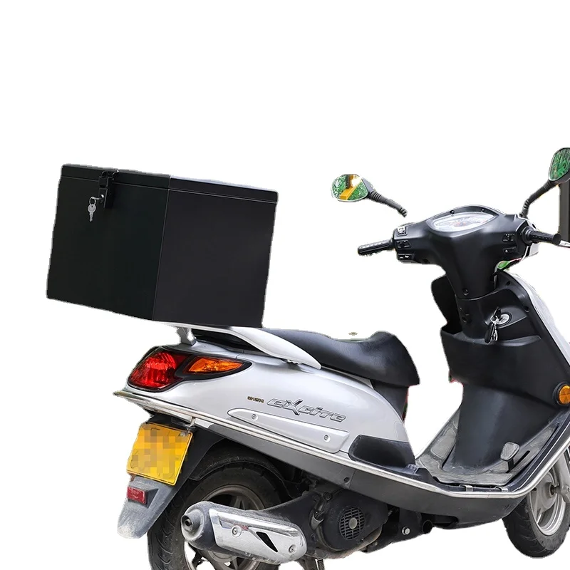 

XK Motorbike Trunk Paint Stainless Steel Toolbox Electric Tail Box Scooter