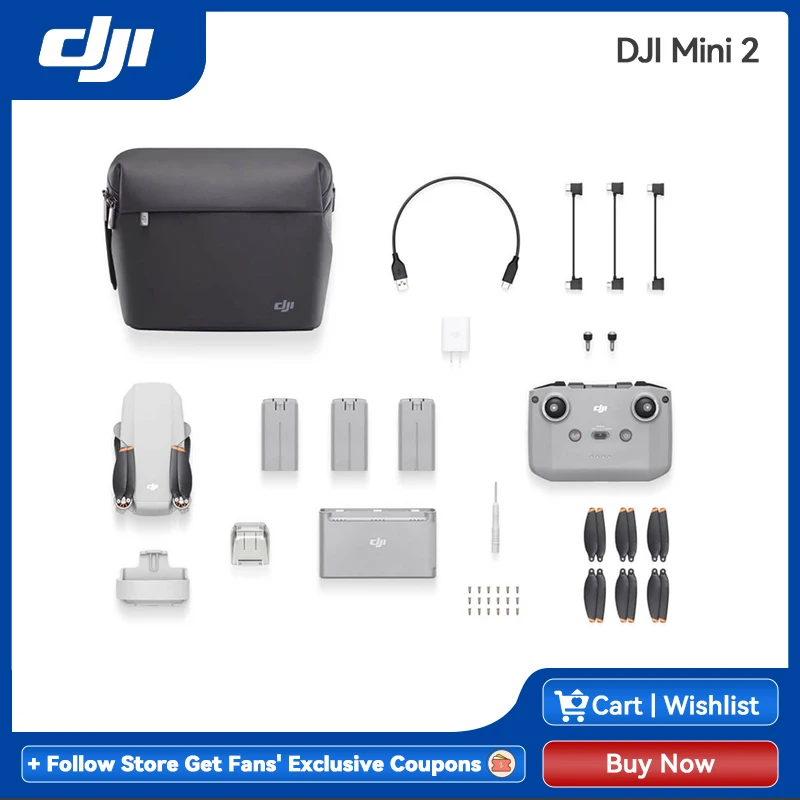 Дрон DJI Mavic Mini радиус 10км 2 4K HD число эффективных пикселей 12 млн вес до 249г FPV
