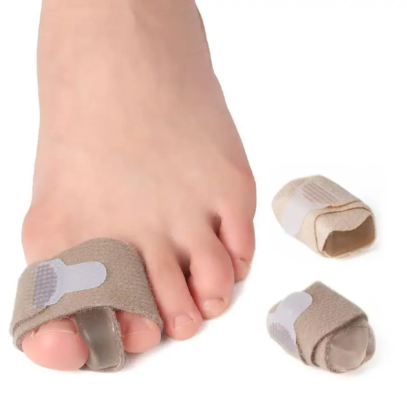 

Fabric Toe Finger Straightener Hammer Toe Hallux Valgus Corrector Bandage Toe Separator Splint Wraps Foot Stretcher Care Tool