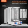 Grill Machine, 13 lbs Capacity, Chicken Cooker Machine with 2 Burners, Gas Vertical Broiler Gyro Rotisse 2