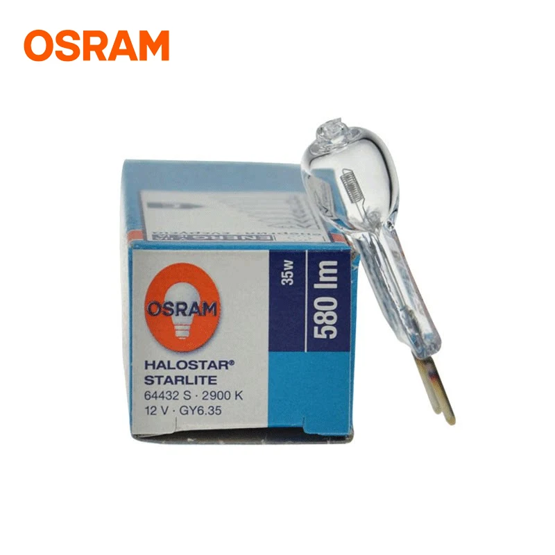 （5PCS）OSRAM 64432S / 12V35W Halogen lamp beads operating shadowless lamp bubble microscope beads s5 5 step magnification ophthalmic equipment slit lamp microscope price