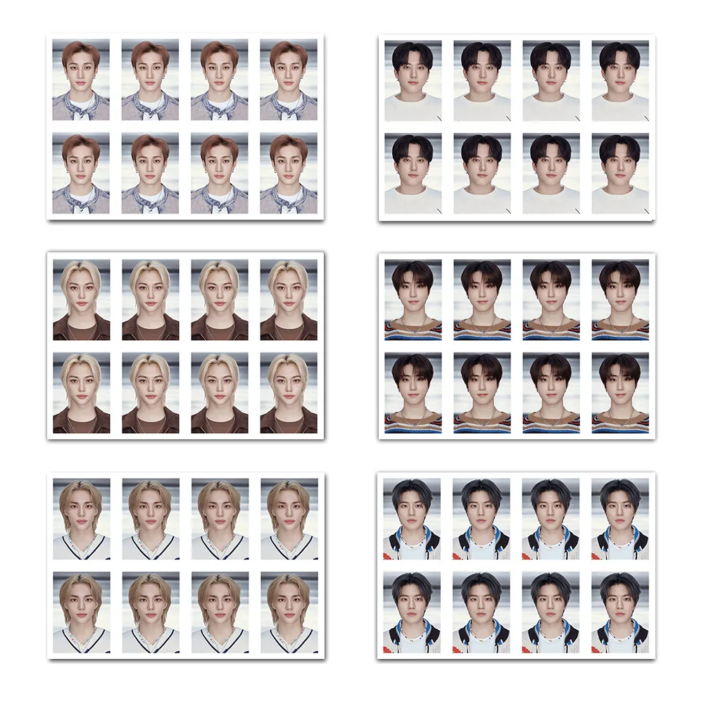 

KPOP Stray Kids Group SLBS Peripheral One Inch HD ID Photo FELIX HYUNJIN BANGCHAN Photos Fans Collection Commemorative Gifts