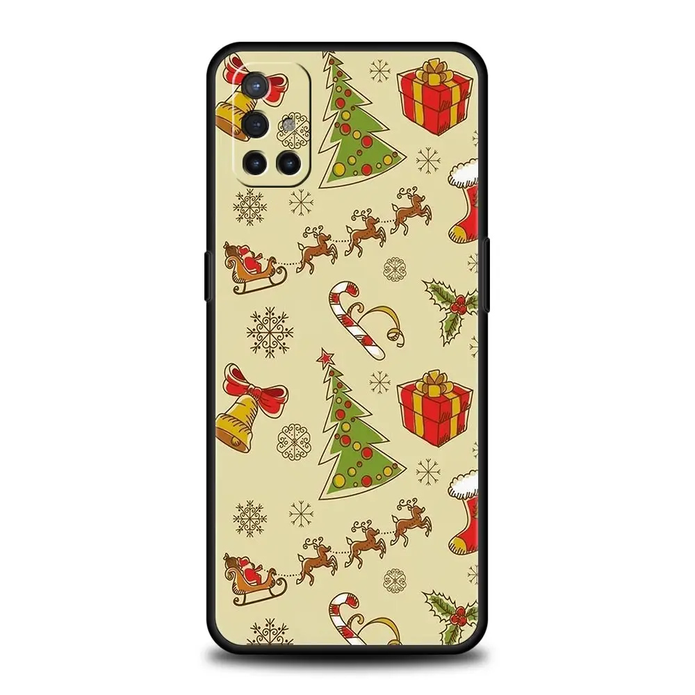 Whimsical Cartoon Christmas Phone Case - Festive Soft Cover Design
