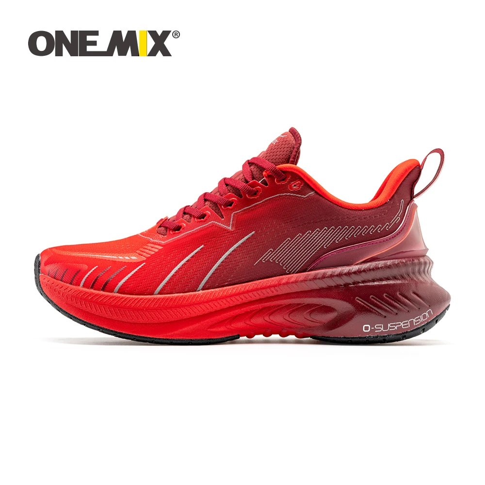 ONEMIX 2024 New Style Top Cushioning Running Shoes for Men Heavy Runners Sport Shoes Non-slip Outdoor Athletic Sneakers