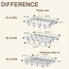Folding Drying Rack Wall Mounted Drying Clip Windproof Sock Clip Clothing Rack Hanger Household Sock Drying Clip Space Saving 2