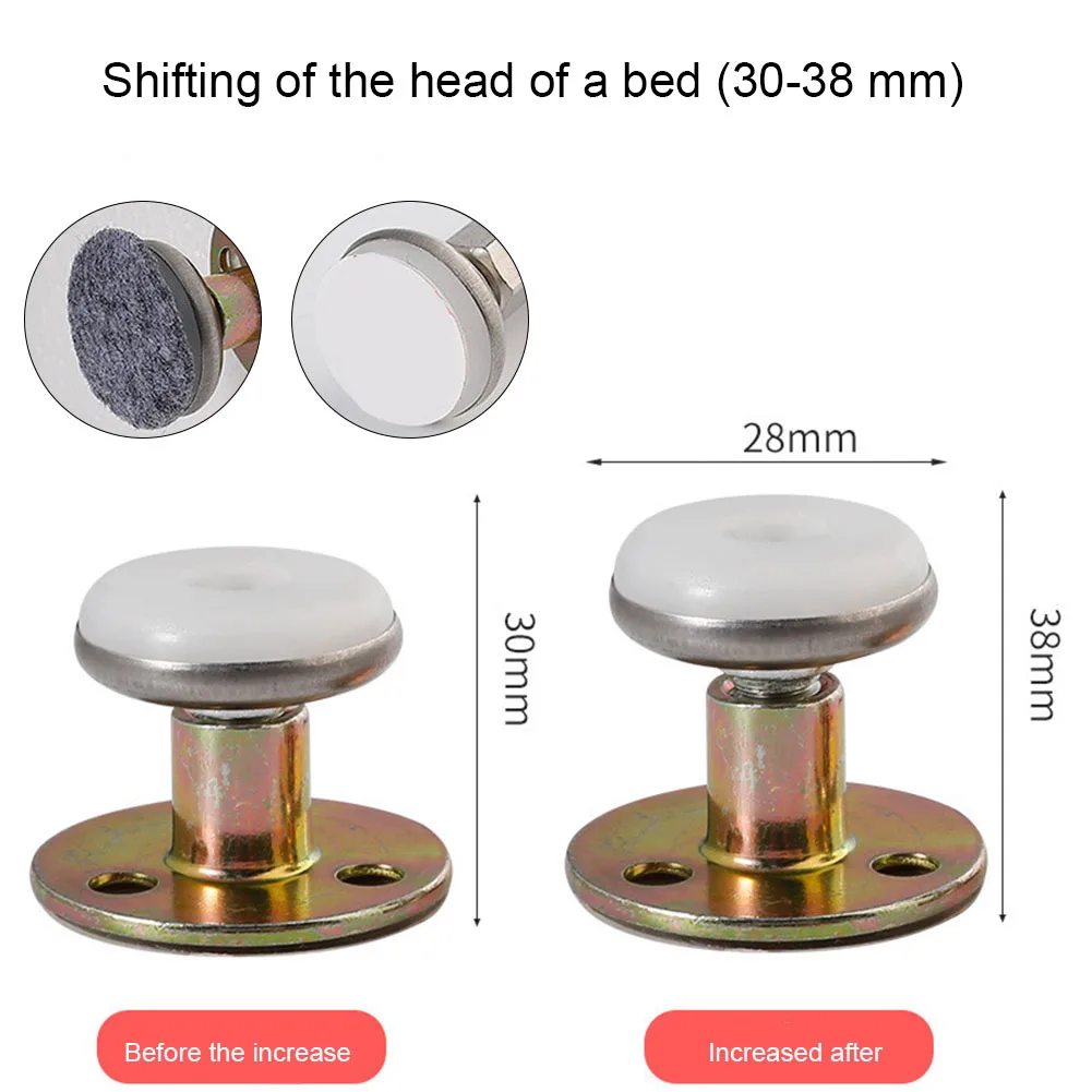 

High Quality Practical Durable Bed Frame Headboard Stoppers Wall Stabilizer 30-120mm Adjustable Hardware Fasteners