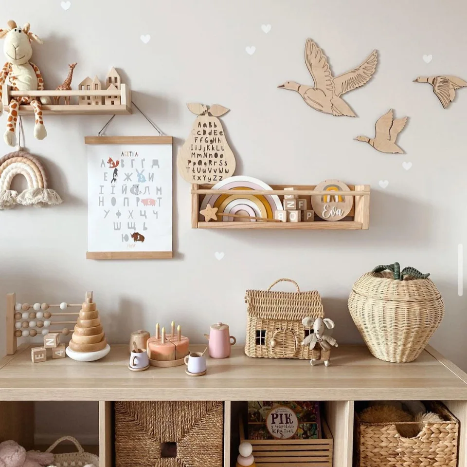 DECOWALL Vögel Wandtattoo Set Mit Kolibri Motiven - Wandaufkleber Für Wohnzimmer & Kinderzimmer