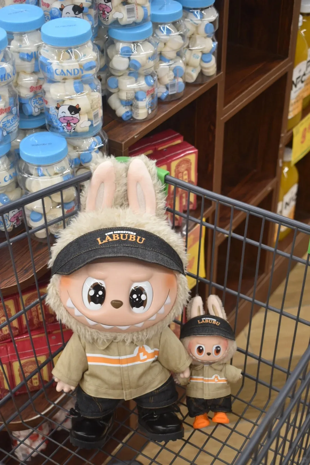 POPMART Labubu The Naughty Cashier 37cm Doll Weird Flavor