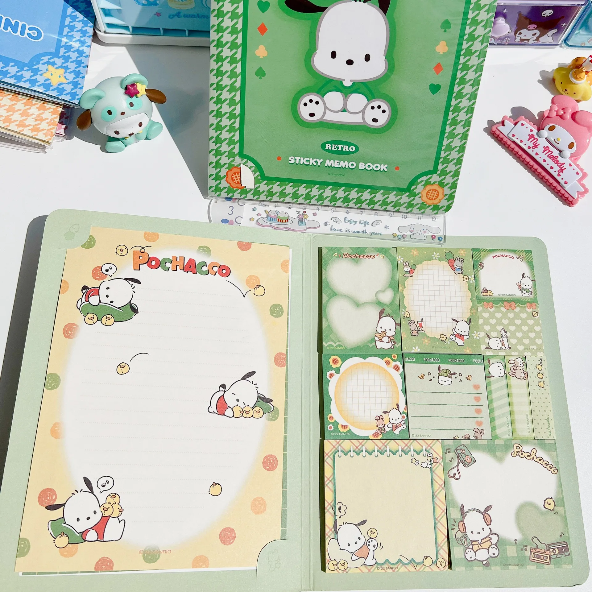 

Kawaii симпатичная удобная книга Sanrio Mymelody Kuromi Hellokitty Note книжка симпатичная паста блокнот канцелярские принадлежности для студентов