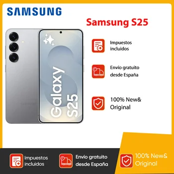 Smartphone Samsung Galaxy S25 AI 5G Snapdragon ®   8 Elite per Galaxy 4000mAh 12/256GB Display AMOLED Fotocamera 50MP 6,2'' 120Hz