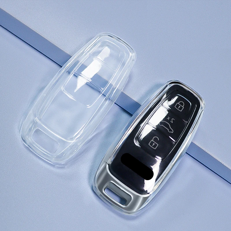 Transparent Smart Remote Car Key Case Cover Fob