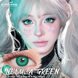 Vibrant Anime Fantasy Contact Lenses for Cosplay and Halloween (NEBULA - GREEN)