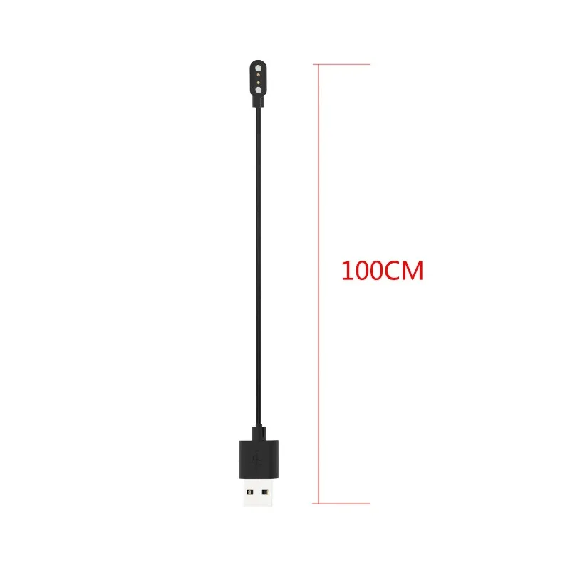 Charging USB Cable for Lenovo HW12 HW16 Smart Watch 2 Pin Strong Magnetic Suction Charger charging cable usb charging cable