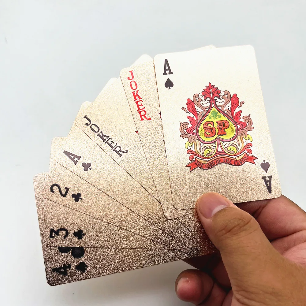 Plastic Poker Cards 1 Deck Playing Cards Poker Set Card Storage Box Transparent Acrylic Box