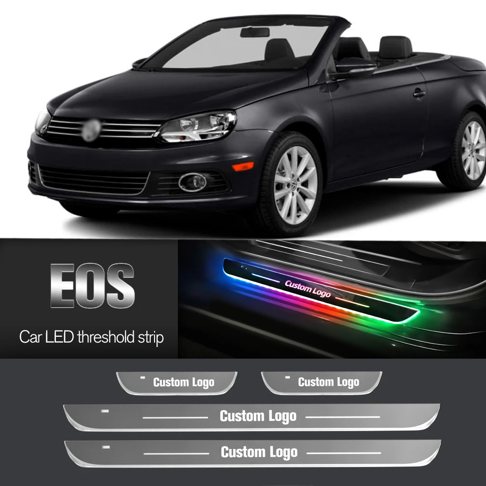 

Car Door Sill Light For Volkswagen VW EOS 2006-2015 2007 2008 209 Customized Logo LED Welcome Threshold Pedal Lamp Accessories