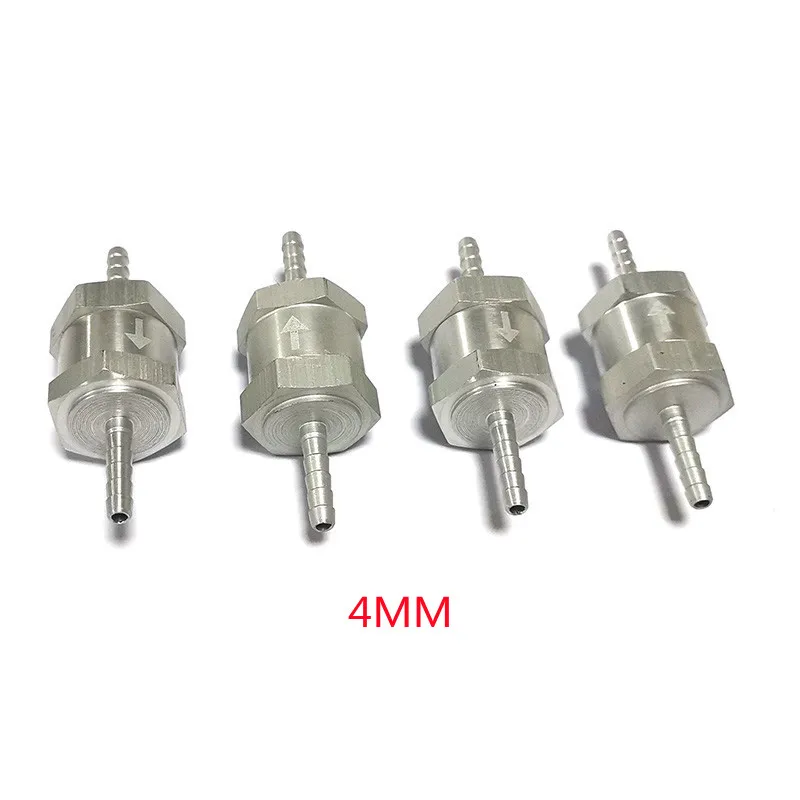 1PCS 4mm 6mm 8mm 10mm 12mm 14mm Aluminum Alloy One Way Fuel Non Return Check Valve For Petrol And Diesel Oil