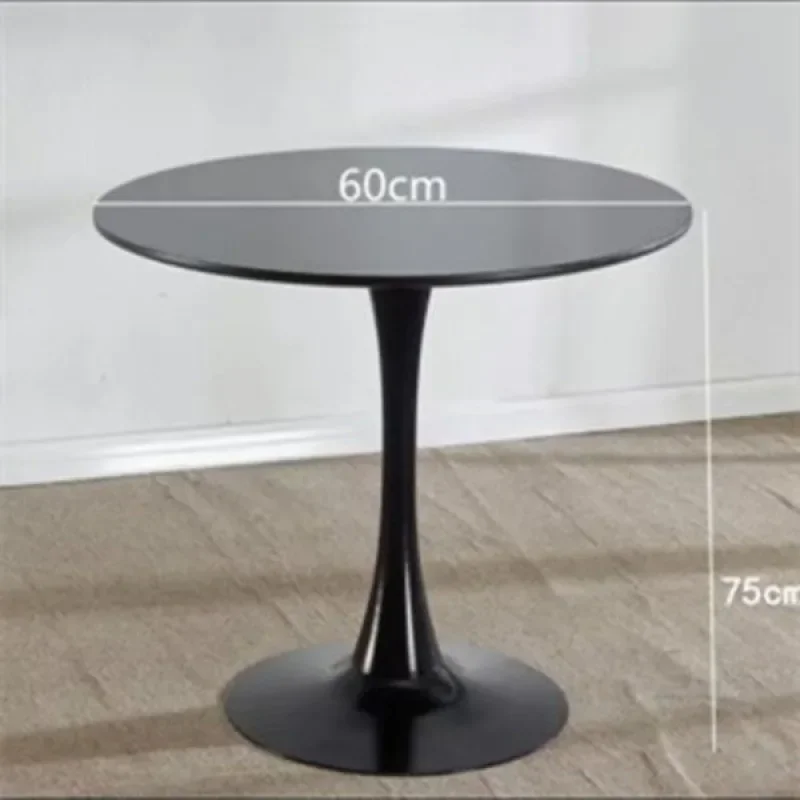 

AOLIVIYA Official New Round Table Simple Tulip White Leisure Conference Table Coffee Tea Shop Dining Table Nordic