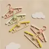 10Pcs Cute Plastic Telescopic Baby Hangers Non-slip Space Saving Child Clothes Hanger Windproof Kids Coat Hanger Kids Room 1
