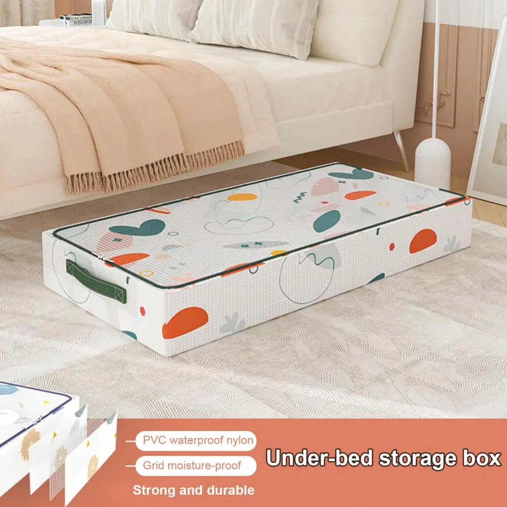 Quilt Storage Bag Convenient Transparent Waterproof Dorm under Bed Quilt Storage Box Dorm Accessories