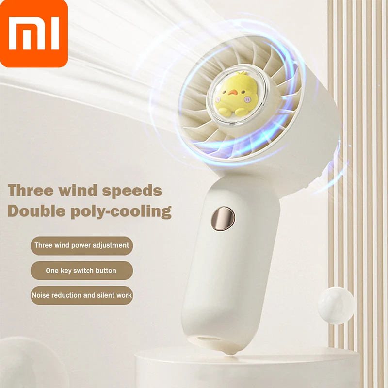 

Xiaomi Mini Pocket Fan 3-speed USB Mini Rechargeable Handheld Fan Outdoor Portable Personal Cooler Cooling Fan