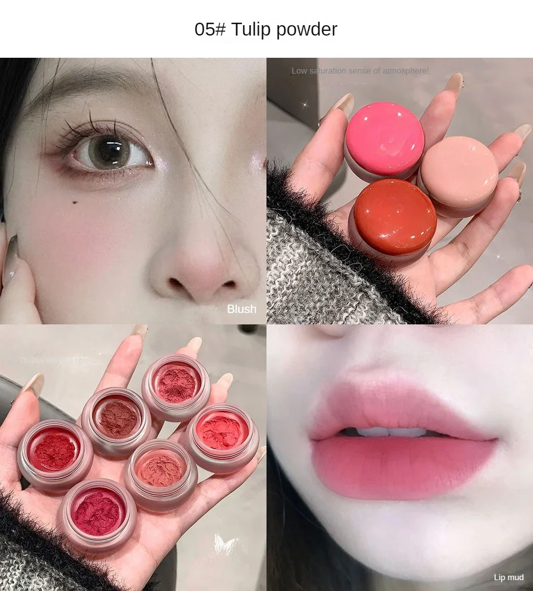 Matte Mud Blush And Lipstick Waterproof Long-lasting Lip Tint_voghion.com