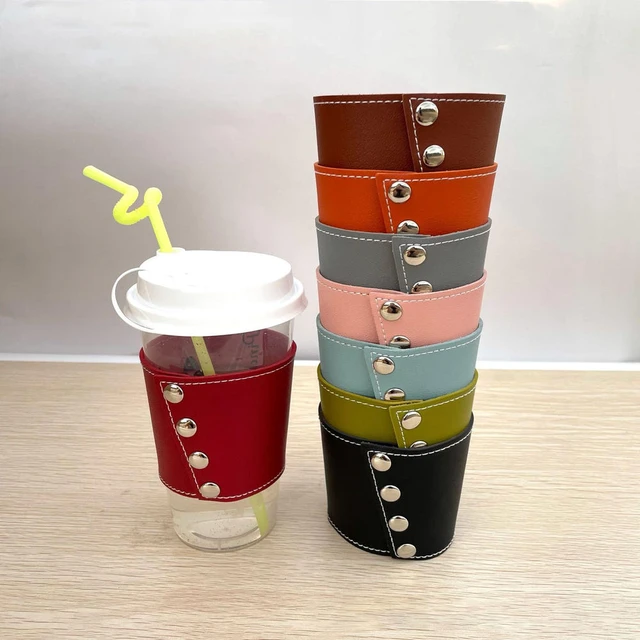 LOVAC 3 pack reusable iced coffee sleeves - lovac insulator sleeve