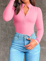 Seamless Yoga Pullover Shirts Women's Sports Fitness Long Sleeve Ribbed High Waist Tights Fitness Yoga Sports Top - Image 3