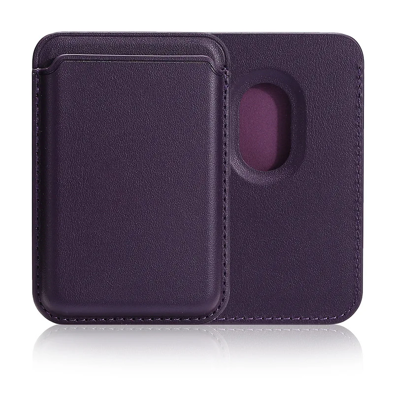 Luxury Leather Magnetic Wallet Card Holder - Premium Phone Accessory Cover