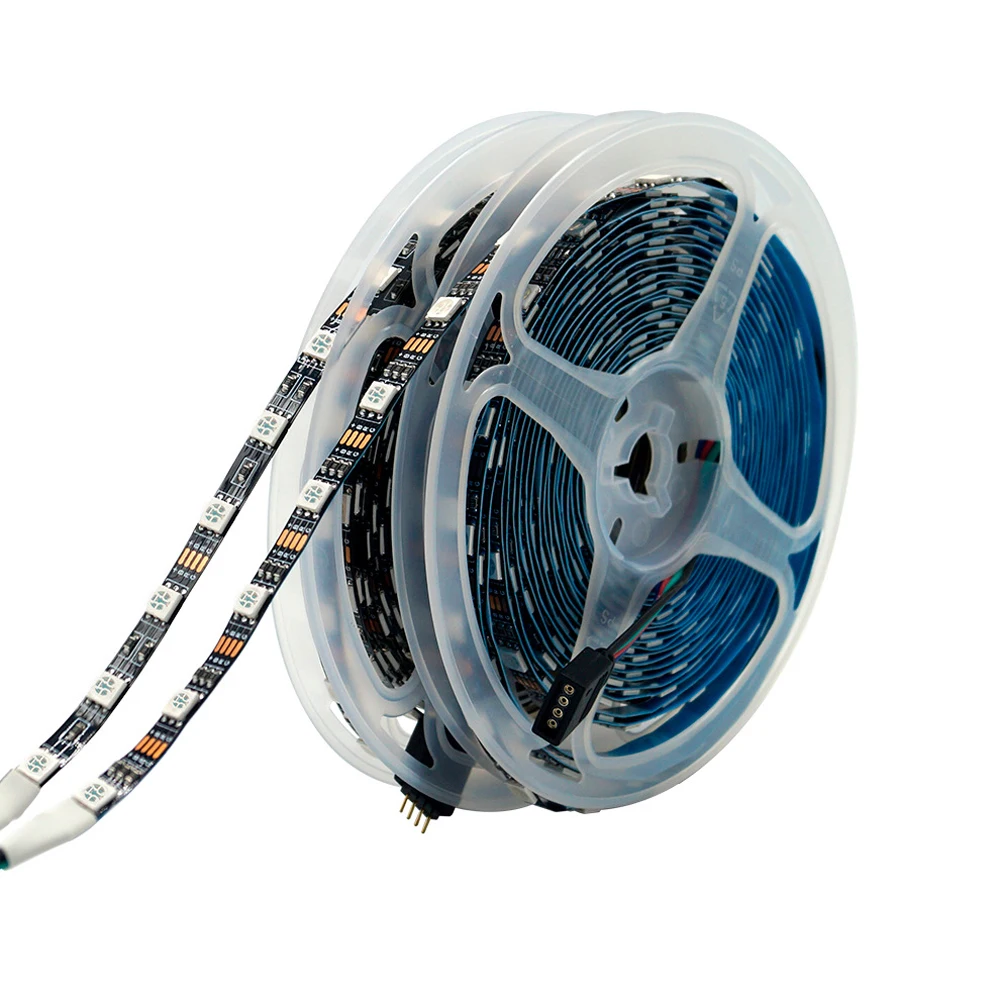 

5V 12V 24V 6mm Width RGB LED Strip Tape 5050 60LED/M Flexible LED Strip Light 5M/Roll