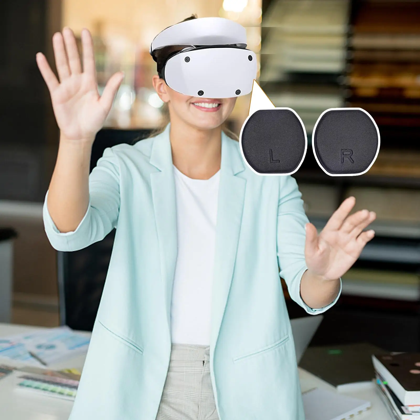 

For PS5 VR2 Eye Lens Cover For PS5VR2 Host Lens Dust Pad Protective Cover