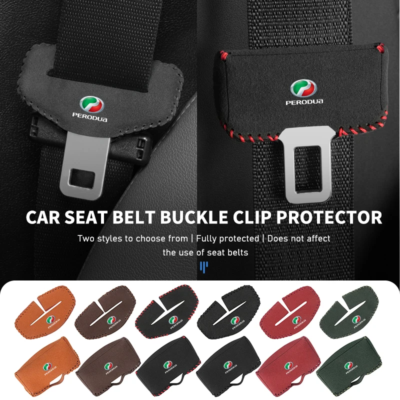 5Pcs Car Seat Belt Buckle Protector Clip Anti-Collisione Cover Per Perodua Myvi Alza Ativa Facelift Myvi Ativa 5 W30 D3 Sp3