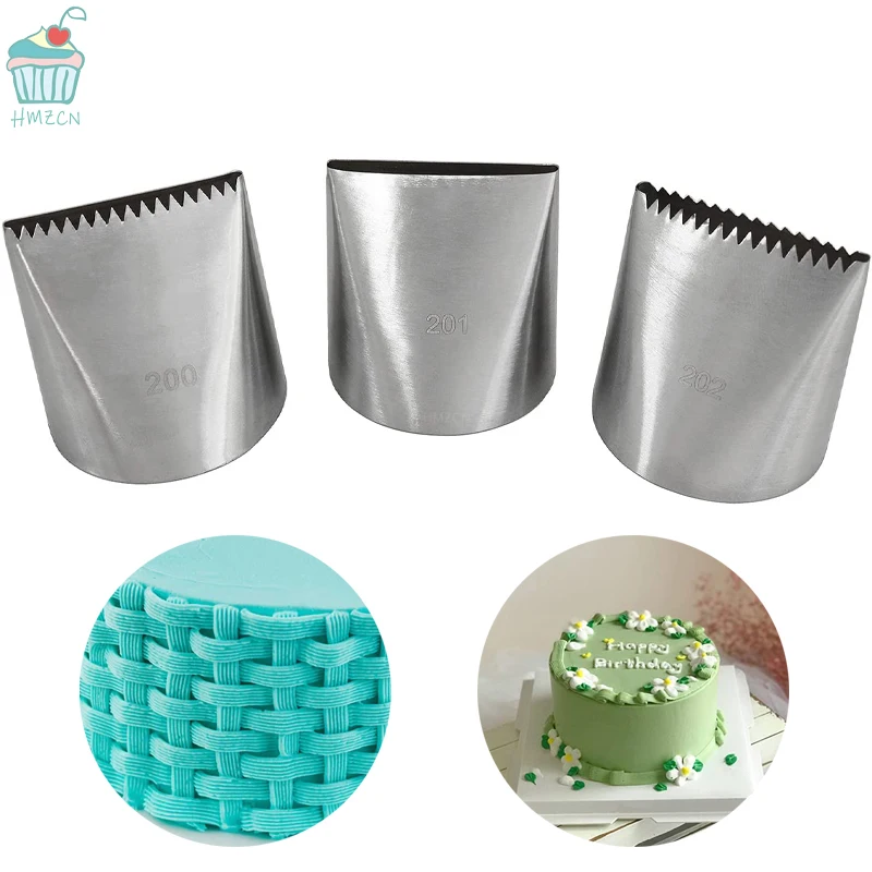 

1PCS Extra Large Stainless Steel Nozzle Icing Piping Nozzles Cream Cake Decorating Tools Pastry Tip Fondant Baking Accessories