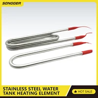 Chauffe-eau Submersible Industriel 220V Haute Puissance en Inox et Cuivre pour Piscine Réservoir Chauffage Rapide Bâton Chauffan 4