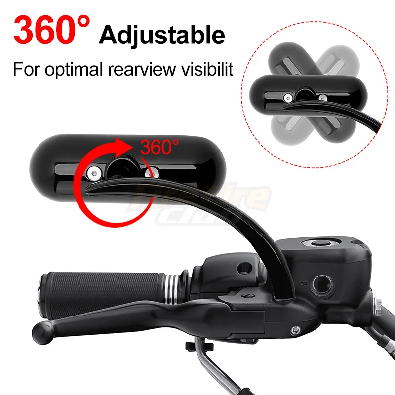 Motorcycle Accessories Motorbike Side Mirrors Mirror For Harley Touring Electra Glide Dyna Fatboy Softail Sportster Breakout motorcycle handle bar mirror