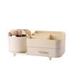 Makeup Organizer Countertop With Drawers 360 Rotating Makeup Brush Holder Capacity Skincare Organizer For Vanity Durable 1