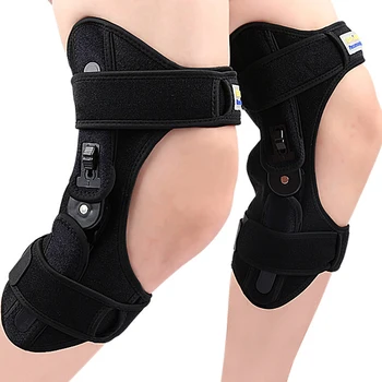 NUOVO 1 Pezzo Esoscheletro Regolabile per Anziani, Ausilio per la Camminata, Riabilitazione del Ginocchio, Protezione Articolare, Supporto per l'Allenamento del Ginocchio