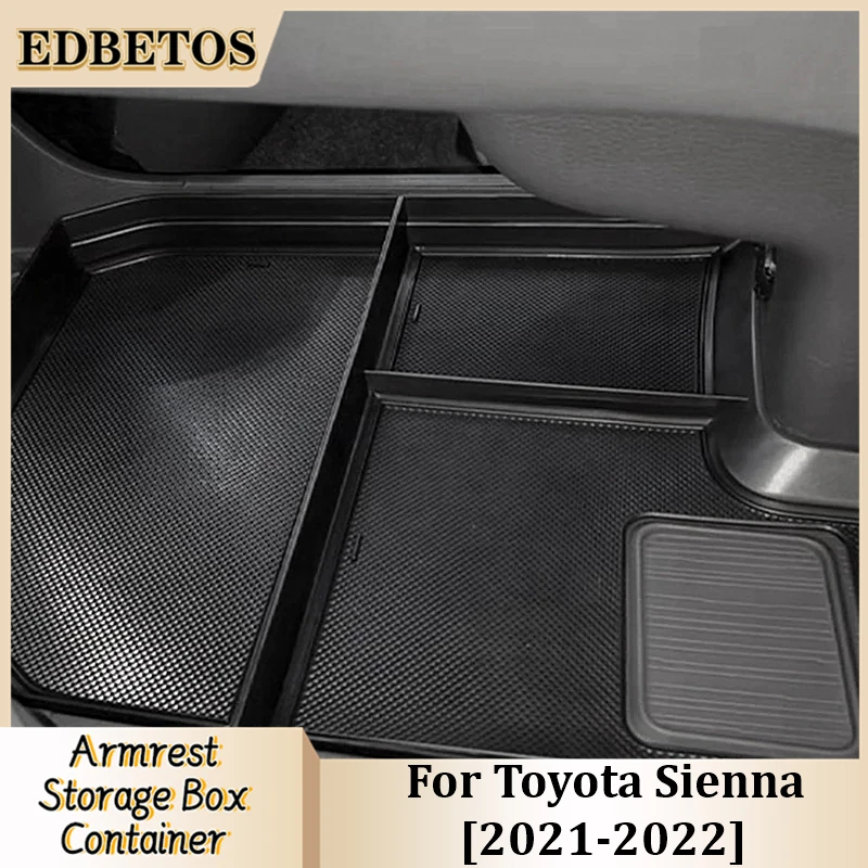 

Для Toyota Sienna 2021 2022 коробка для хранения автомобильный центральный подлокотник ABS коробка для хранения Органайзер для Toyota Sienna аксессуары