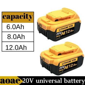 Dewalt 전동 공구용 충전식 전동 공구 액세서리, 리튬 배터리, DCB200 DCB184 교체, 18V, 20V, 신제품