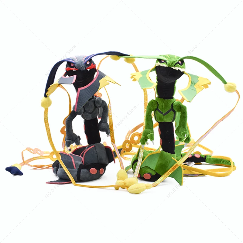 Pokemon Plüsch Mega Rayquaza Shiny Rayquaza Stofftier Kawaii Cartoon Plüschtiere Puppe Bestes Halloween-Geschenk für Kinder Mädchen – Detail 11