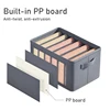Thickened Pants Storage Box Foldable 9/7/6 Grids Organizer for Jeans Sweatshirt Shirt Wardrobe Organizers of Cabinets and Drawer 2
