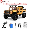 1:12 Simulation Four-wheel Drive Alloy Hummer Jeep 2.4g Off-road Rc Model Children's Toy Remote Control Car Holiday Gift 1