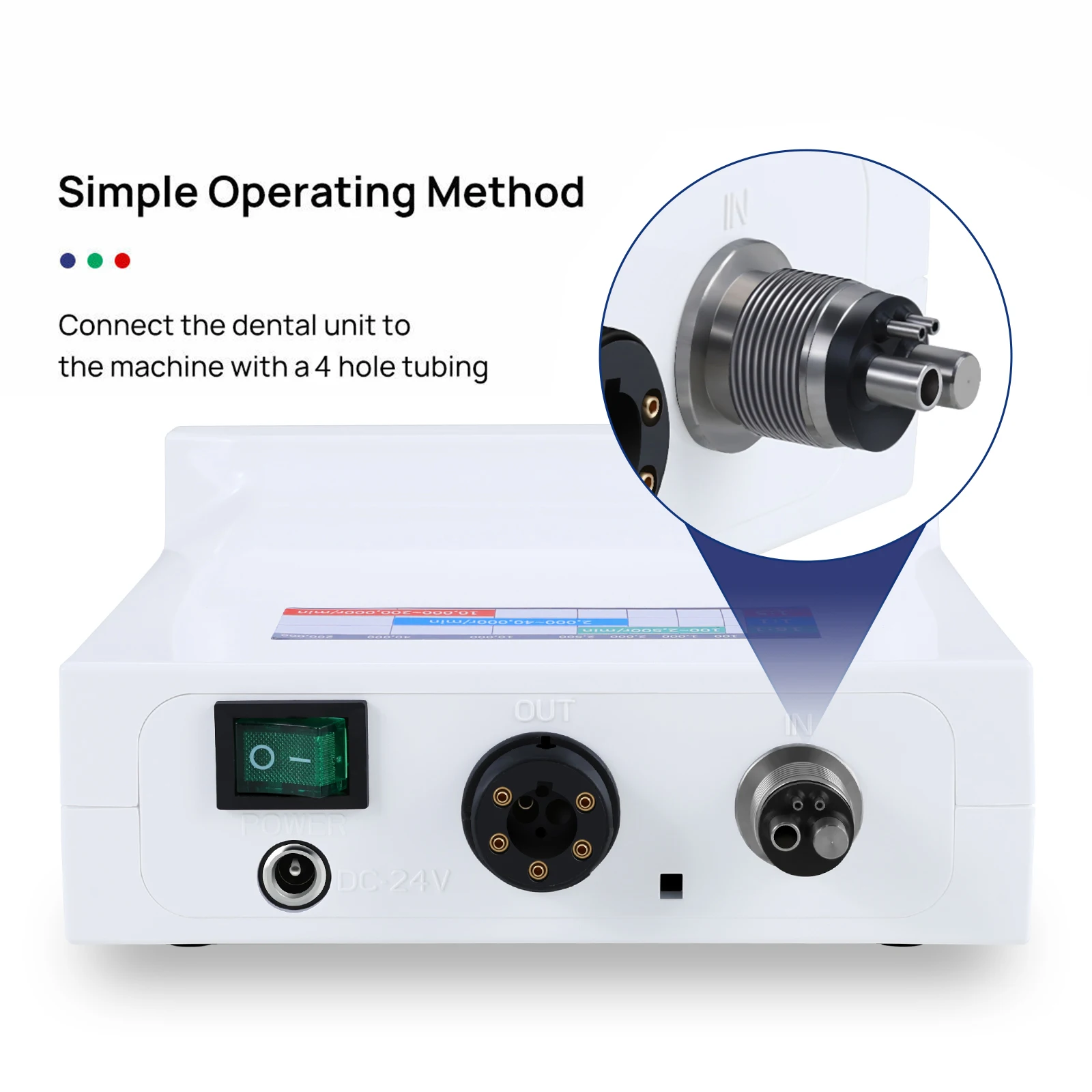 Portable Dental Electric Motor Brushless Digital Electric Micro motor Micromotor For 1:1/1:5/16:1 LED Handpiece Dentist Tools
