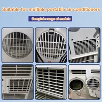 Connecteur de tuyau d'évacuation pour climatiseur portable, adaptateur de raccord pour port d'évacuation de climatisation, pièces de conduit de ventilation 2