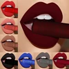 Matte Liquid Lipstick Waterproof Long Lasting Velvet Lip Gloss Tint Tube Matte Nude Pigment Red Black Makeup Cosmetics Lipsticks 2