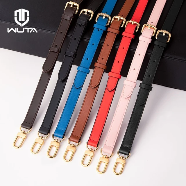 WUTA Luxury Brand Genuine Leather Bag Strap Replacement Adjustable Shoulder  Straps Cross body Bag Accessories for