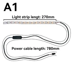 Ultra-Bright LED Light Strip with Ra95 Fill Light - 24V 3D Printer Accessory (For A1)