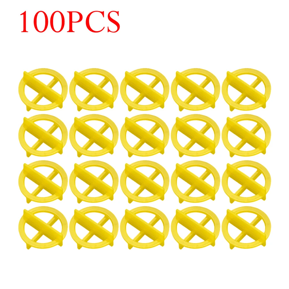 100 Stück Fliesen-Nivelliersystem-Clips, Abstandshalter, Keil für die Installation von Boden-, Wandfliesen mit Kunststoffgrößen von 1 bis 3 mm – Detail 16