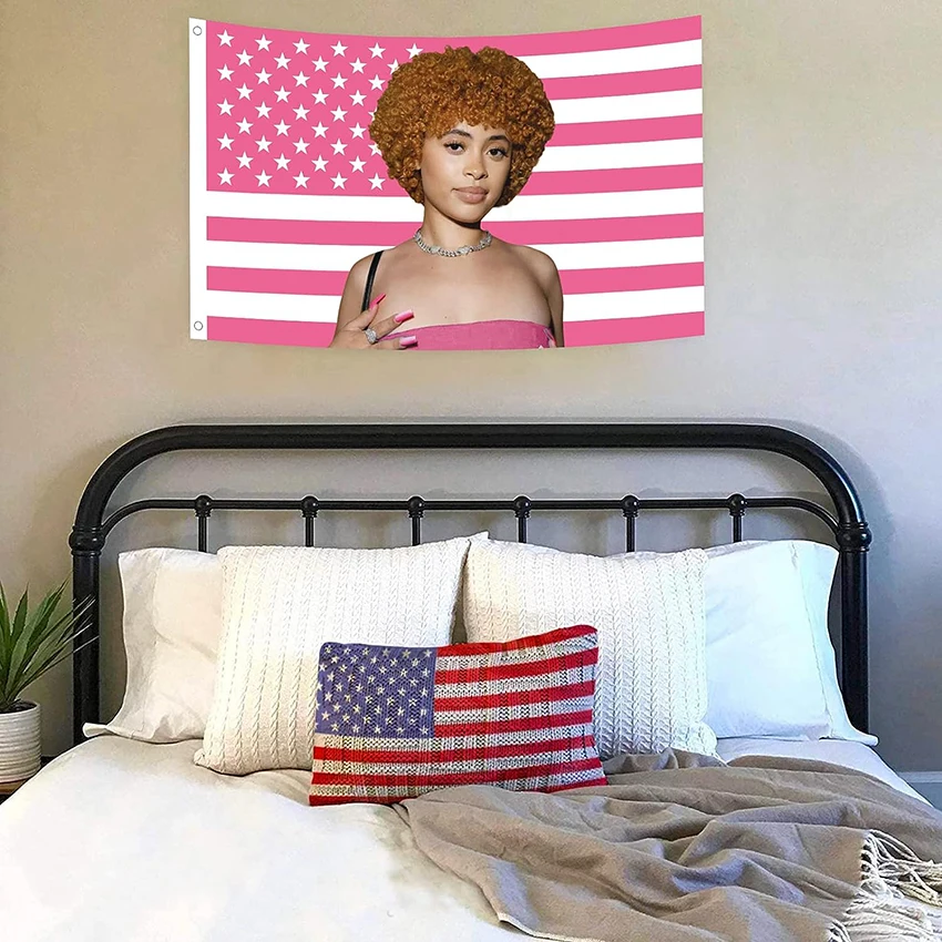 3x5ft Ice Rapper Spice flag Tapestry Inspirational Idol Home Decoration Wall Art Door Sticker Flagpole Not Included