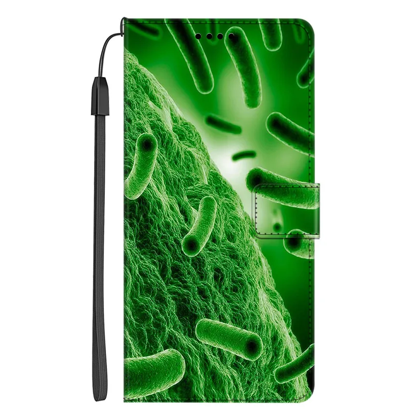 Magnetic Leather Flip Wallet Phone Case - Premium Book Cover Design