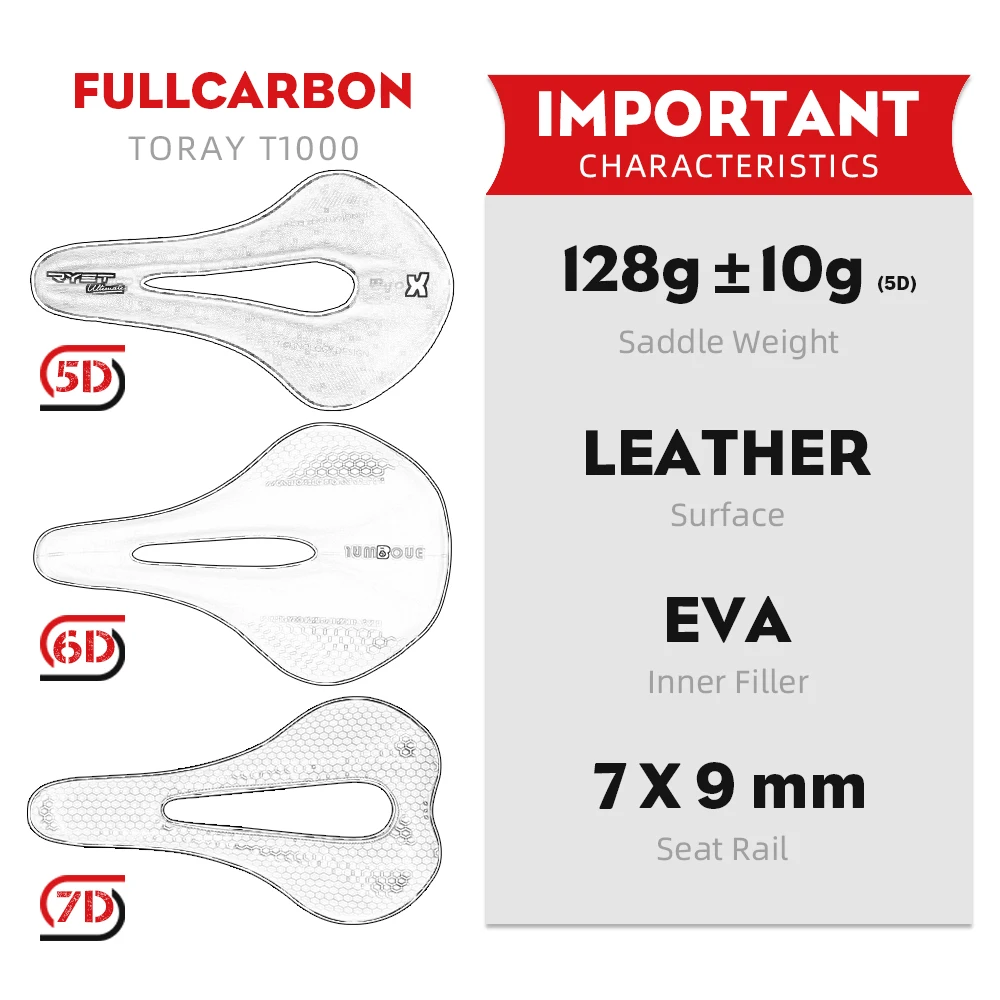ジョーボーン-超軽量フルカーボンバイクサドル レザーシートクッション マウンテンバイク ロードバイク サイクリングパーツ 5D  6D  7D  143mm  150mm  155mm Jawbone-超軽量のフルカーボンバイクサドル,革製シートクッション